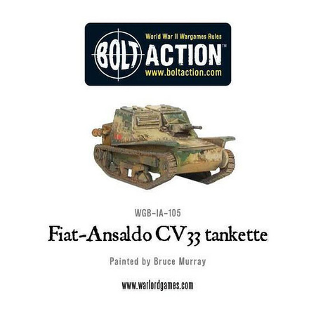 Bolt Action Italian Fiat-Ansaldo CV33 Tankette