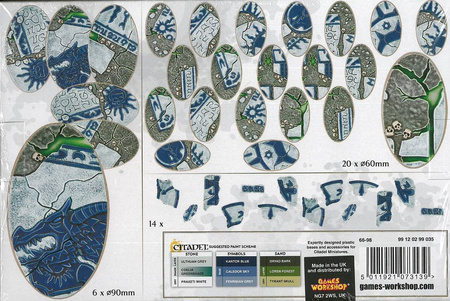 Podstawki Shattered Dominion 60mm & 90mm Oval Bases / sceniczne