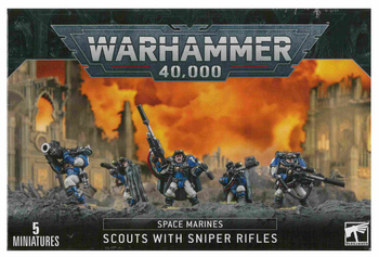 Space Marine Scout Squad With Sniper Rifles