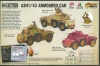 Bolt Action Italian Autoblinda AB41/43 Armoured Car (plastik)