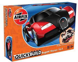 Airfix Quickbuild Bugatti Veyron 16,4 Black/Red