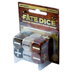 FATE RPG - Core Dice: Antiquity Dice - zestaw kości