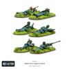 Bolt Action WWII Italian Army Weapons Teams + 3 kości rozkazów