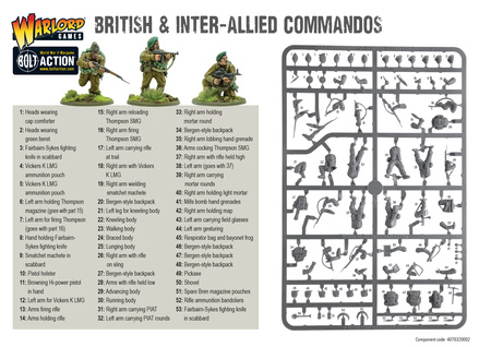 Bolt Action WWII British&Inter-Allied Commandos