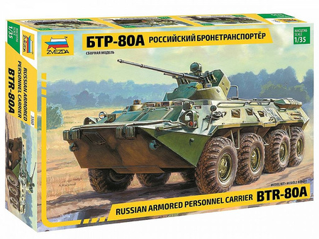 Zvezda 3560 BTR-80A Russian APC