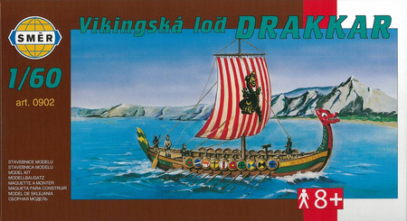 Smer 0902 Viking Drakkar model plastikowy do sklejenia i pomalowania