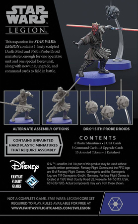Star Wars: Legion - Darth Maul and Sith Probe Droids Operative Expansion