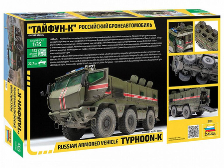 Zvezda 3701 Typhoon-K Russian armored vehicle