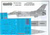 ModelMaker D72138A F-16C Raven 100th Anniversary of Polish Air Force zestaw kalkomanii w skali 1:72