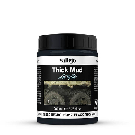 Vallejo 26812 Thick Mud - Black Thic Mud