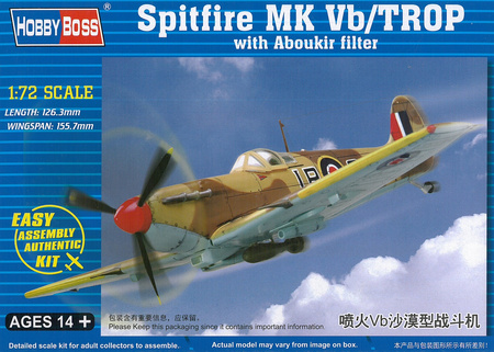 Hobby Boss 80214 Spitfire MKVb/Trop 