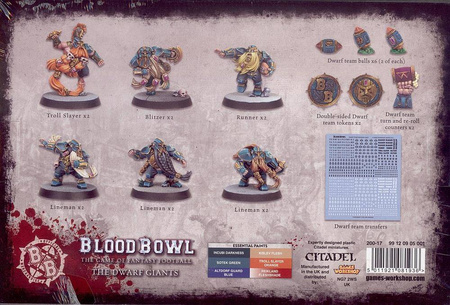 Blood Bowl The Dwarf Giants - drużyna krasnoludów