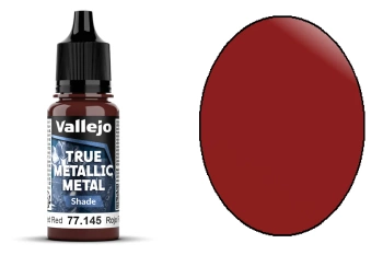 Vallejo 77145 True Metallic Metal 145 Shade Forged Red