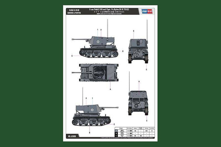 Hobby Boss 83808 5 cm Pak(t) Sfl.auf Fgst. 