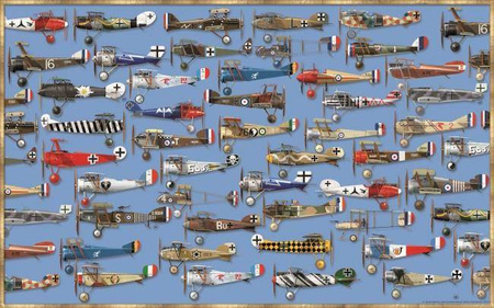 Puzzle 1000 Dogfight 538049 (Piatnik)