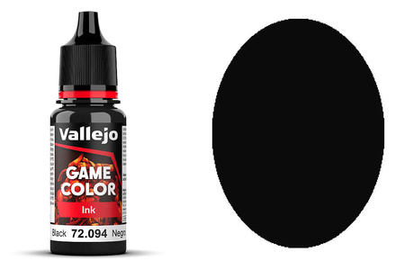 Farba Vallejo Game Color 120 72094 Ink Black