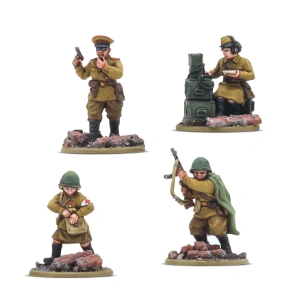 Bolt Action Soviet Army Infantry HQ
