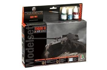 Italeri 74001 Tiger II - WoT - Model Set
