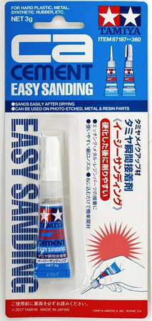 Tamiya 87137 Klej CA Cement - Easy sanding
