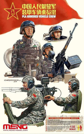 Meng HS-011 PLA Armored Vehicle Crew