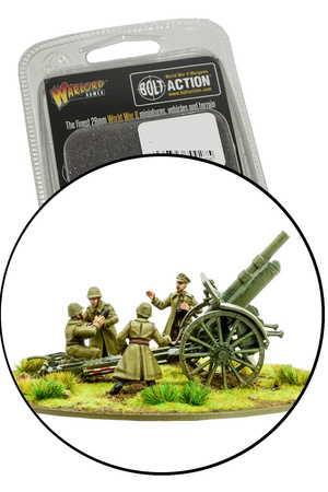 Bolt Action Polish Army 100mm Medium Artillery