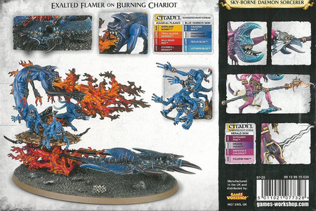 Daemons - Herald of Tzeentch on Burning Chariot