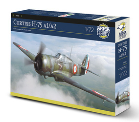 Arma Hobby 70080 Curtiss H-75 A1/A2 model plastikowy do sklejenia i pomalowania
