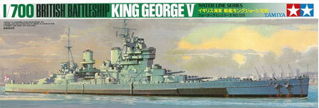 Model plastikowy do sklejenia i pomalowania Tamiya 77525 British Battleship King George V