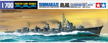 Tamiya 31460 Japanese Navy Destroyer Shimakaze model plastikowy do sklejenia i pomalowania