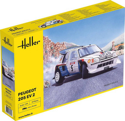 Heller 80716 Peugeot 205 EV 2 model plastikowy do sklejenia i pomalowania