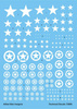 Techmod 72809 Allied Star Insignia White