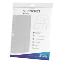 Strony do Segregatora Ultimate Guard 18-Pocket Side-Loading White (10 sztuk)