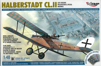 Mirage Hobby 481405 Halberstadt CL. II Late Version model plastikowy do sklejenia i pomalowania