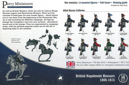 Perry Miniatures BH80 British Napoleonic Hussars 1808-1815