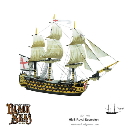 Black Seas HMS Sovereign - okręt 1:700