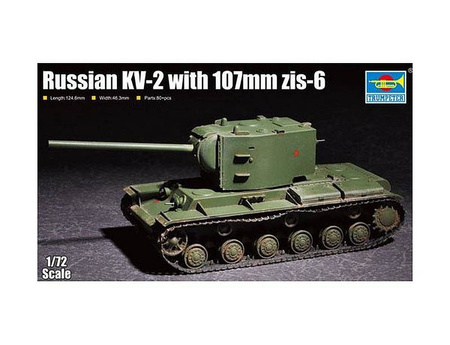 Trumpeter 07162 Russian KV-2 with 107mm zis-6