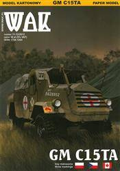 Model kartonowy WAK 11-12/12 Transporter opancerzony GM C15TA