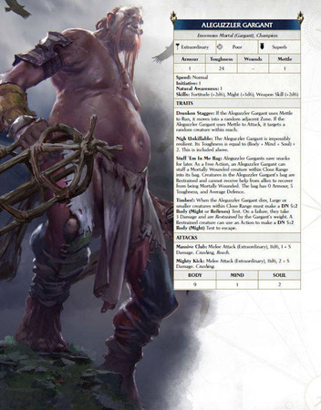 Warhammer Age of Sigmar: Soulbound RPG Bestiary ENG