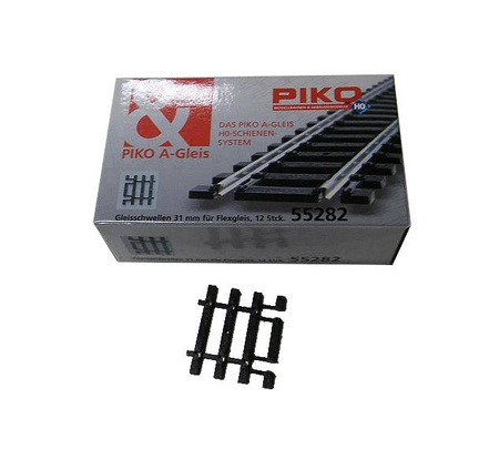 Piko 55282 Kolejka Końcówka torów Flex H0 A-Gleis - 12 szt