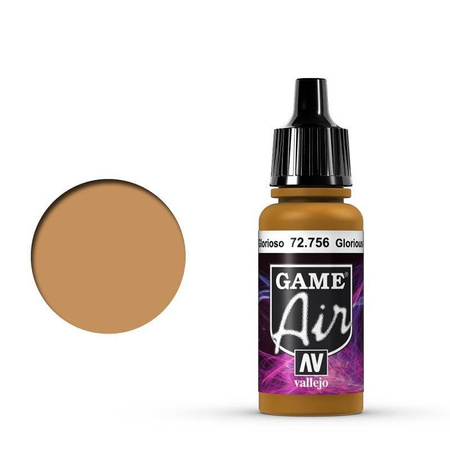 Farba Vallejo Game Air 72756  Glorious Gold