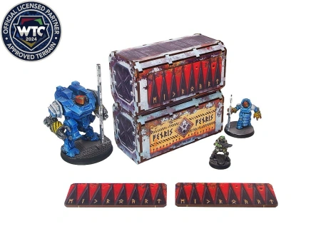 Micro Art H00267 Warhammer 40.000 WTC Imperial Containers Fenris (2 sztuki) (28 mm) - kontenery