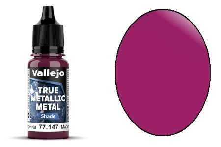 Vallejo 77147 True Metallic Metal 147 Shade Crimson Magenta