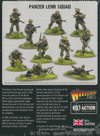 Bolt Action WWII German Panzer Lehr Squad
