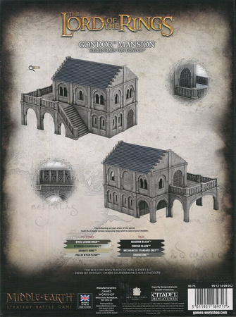Middle-Earth Strategy Battle Game Gondor Mansion sceneria