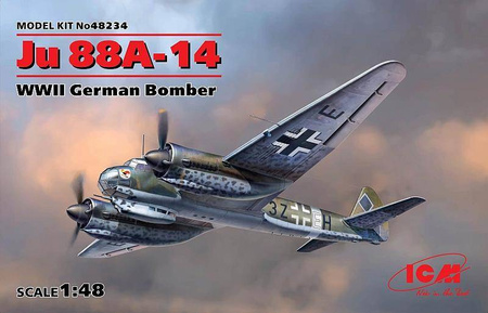 ICM 48234 Ju 88A-14 WWII German Bomber