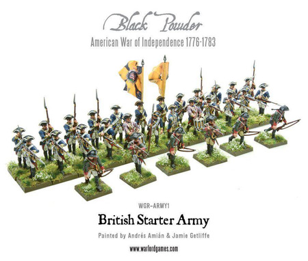 Black Powder British Starter Army - Amerykańska Wojna o Niepodległość 1776-1783