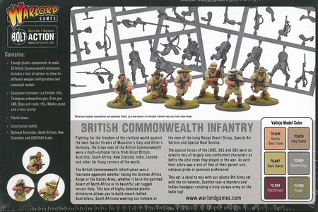 Bolt Action WWII British Commonwealth Infantry