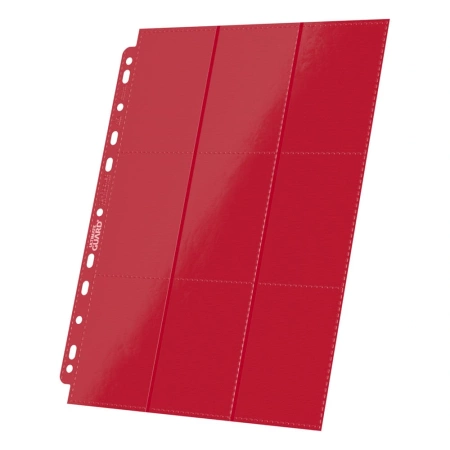 Strony do Segregatora Ultimate Guard 18-Pocket Side-Loading Red (10 sztuk)