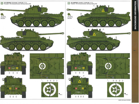 Tamiya 35380 A34 Comet British Cruiser Tank model plastikowy do sklejenia i pomalowania