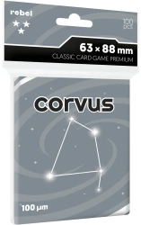 Koszulki ochronne 63x88 mm Rebel Classic Card Game Corvus Premium Standard CCG